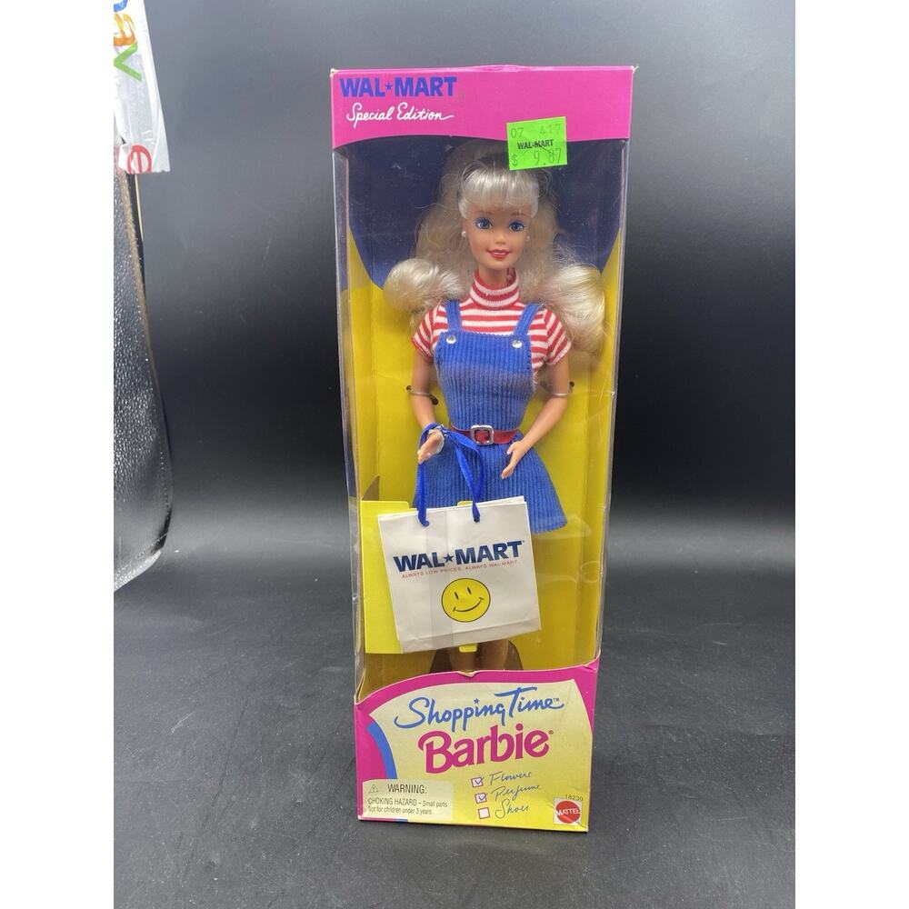 Vintage Mattel 1997 Walmart Special Edition Shopping Time Barbie 18230 New